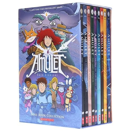 Amulet 1-9 Box Set (The Stonekeeper;The Stonekeeper's Curse; The Cloud Searchers; The Last Council; Prince of the Elves; Escape from Lucien; Firelight; Supernova; Waverider Amulet) thumbnail 7