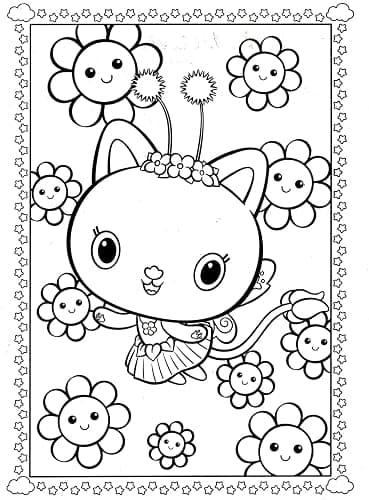 Gabby's Dollhouse Coloring Acitivty Book Set for Kids, Girls - Bundle with PlayPack, Kids Coloring Book and More thumbnail 9