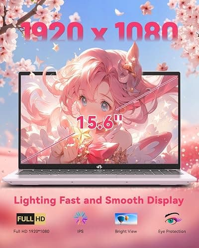NIMO 15.6" FHD Light-Gaming-Laptop, 8 Cores AMD Ryzen 7 Pro 6850U 32GB LPDDR5 RAM 1TB SSD (Beat i7-1360P Up to 4.7GHz) GPU AMD Radeon 680M IPS Computer with 100W Type-C Backlit Keyboard Fingerprint thumbnail 8