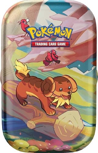 Pokémon TCG: Vibrant Paldea Mini Tin – Dachsbun & Oricorio (2 Booster Packs, 1 Sticker Sheet) thumbnail 3