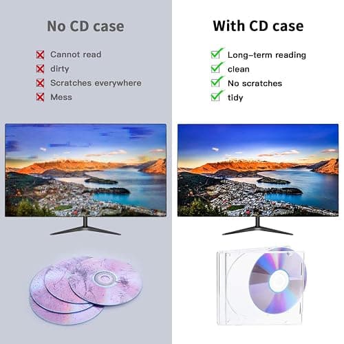 Maxtek 10.4 mm Standard Single Clear CD Jewel Case with Assembled Clear Tray, 10 Pack thumbnail 5
