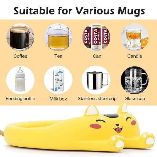 PUSEE Mug Warmer,Coffee Warmer for Desk Candle Warmer Auto Shut Off,Coffee Cup Warmer with 3 Temp Settings,Electric Beverage Warmer Plate for Coffee,Tea,Water Milk and Cocoa(Not Include Cup) thumbnail 3