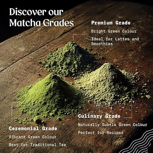 NaturaleBio Japanese Organic Matcha Green Tea Powder - Premium Grade-100g. Produced in Japan, Uji, Kyoto. Use for Drinking, Cooking, Baking, Smoothie Making and with Milk. Vegan & Vegetarian Friendly thumbnail 7