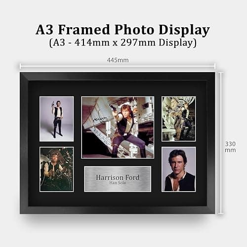 HWC Trading FR A3 Harrison Ford Gifts Printed Signed Autograph Picture Display for Movie Memorabilia Fans - A3 Framed thumbnail 2