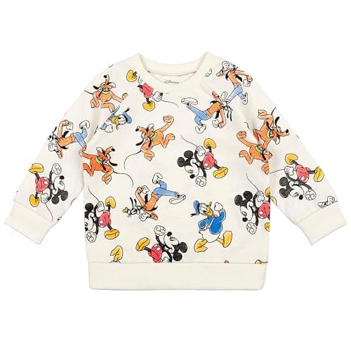 Disney Mickey Mouse Winnie the Pooh Lion King Toy Story Jack Skellington French Terry Sweatshirt & Shorts Newborn to Big Kid thumbnail 3