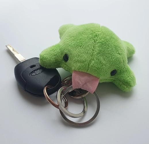 Agromusk Cute Frog Keychain,Kawaii Frog Plush Keychain,Green Frog Purse Bag Charms Funny Frog Decor Car Keys Gifts thumbnail 9