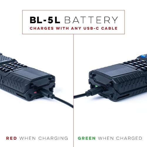 BaoFeng, BTECH BL-5L 3800mAh Li-ion Battery Pack, High Capacity Extended Battery for UV-5X3, BF-F8HP, and UV-5R Radios (BL-5 BaoFeng Battery Series) thumbnail 2