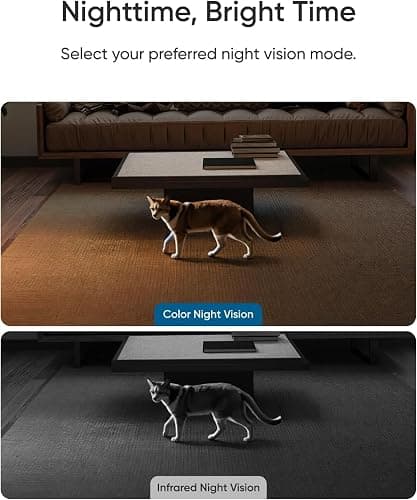 eufy Security 4K Indoor Camera E30-No Subscription,Work as Pet Camera,Nanny/Baby Monitor,360° Pan&Tilt,AI Auto Tracking,AI Detection,24/7 Recording,Color Night Vision,Two-Way Audio,Works with HomeKit thumbnail 5