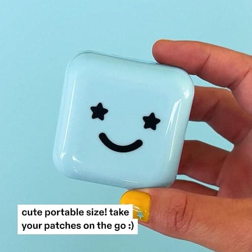 Starface Hydro-Star Salicylic Acid Patches + Big Blue Compact, Helps Unclog Pores and Shrink Spots, Absorb Fluid and Reduce Redness, Hydrocolloid, Vegan and Cruelty-Free Skincare (32 Count) thumbnail 9