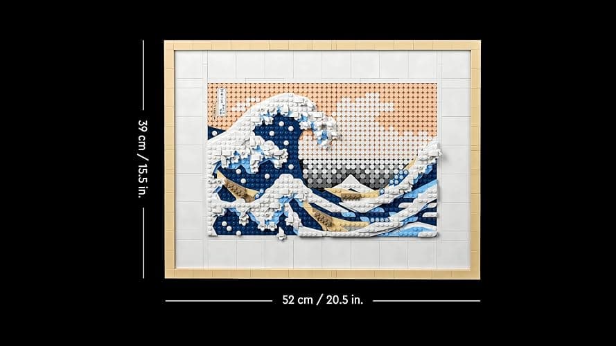 LEGO 31208 Art Hokusai – Große Welle, 3D Japanische Wanddeko, Bastelset, gerahmte Ozean-Leinwand, Hobbys für Erwachsene, DYI, Home- und Büro-Deko thumbnail 8