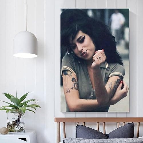 Amy Winehouse Leinwand-Poster, Wandkunst, Dekordruck, Gemälde, Wohnzimmer, Schlafzimmer, Dekoration, 30 x 45 cm thumbnail 5