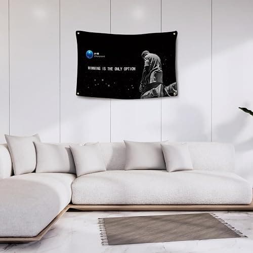 Kanye Rapper Flag for Room 3×5 Feet Funny Flag Banner Winning Is The Only Option Wall Hanging Decor for Bedroom College Dorm Room Decor thumbnail 4