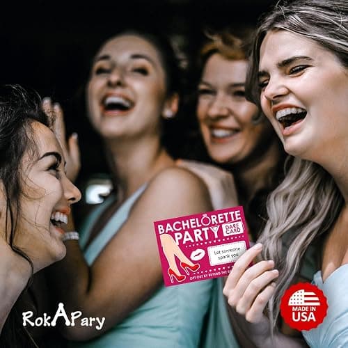 Bachelorette Dare Cards Game – 25 Hilarious Scratch-Off Challenges for Girls Night, Bridal Shower, Bride Tribe, Party Favors & Games – Fun Game for Bridesmaids & Bride-to-Be. Hot Pink. Made in USA thumbnail 5