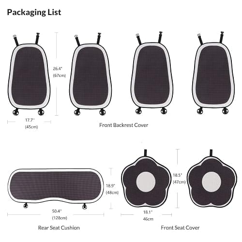 Car Seat Covers Full Set, Front and Back Row thumbnail 6