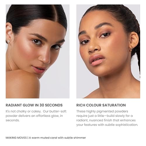 Phase Zero Makeup Powder Blusher - "Making Moves" - 4g / 0.141oz - Pigmented, Lightweight Powder Blushes for a Radiant, Natural Glow thumbnail 4