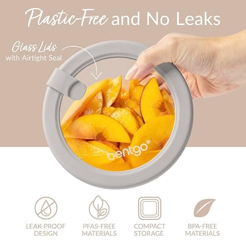 Bentgo Signature Leak-Proof Glass Food Storage - 4-Piece Set thumbnail 3