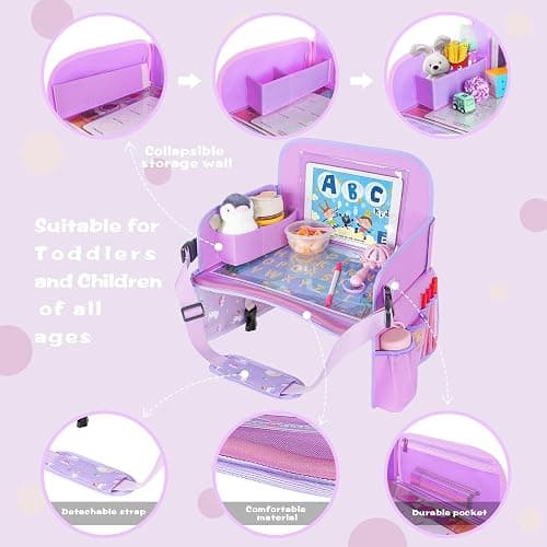 Kids Travel Tray for Toddler Car Seat thumbnail 5
