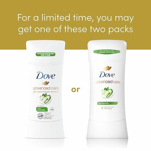 Dove Advanced Care Antiperspirant Deodorant Stick Cool Essentials 4 ct for helping your skin barrier repair after shaving 72 hour odor control and sweat protection with Pro Ceramide Technology 2.6 oz thumbnail 5