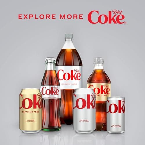 Diet Coke Soda Soft Drink Cans, 12 fl oz, 12 Pack | No sugar, no calories, 46 mg caffeine per can thumbnail 7