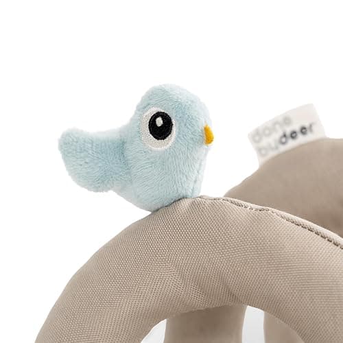Done by Deer Lalee Sand Activity Spiral Baby Toy - Sensory Cactus, Mirror, and Crinkle Sound for Cots, Car Seats, Strollers, and Prams - Perfect Travel Companion thumbnail 4