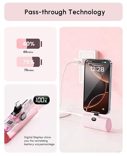 pink portable charger thumbnail 7