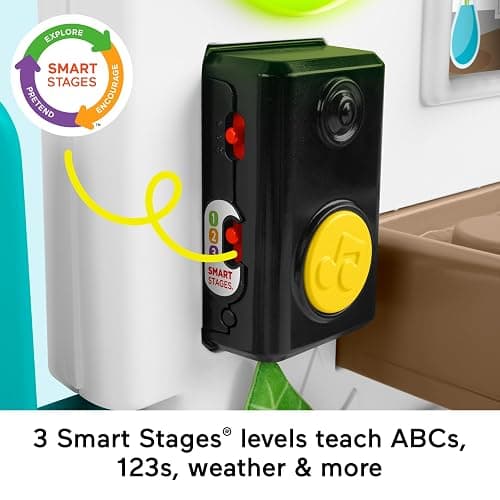 Fisher-Price Baby Learning Toy Laugh & Learn Ultimate Playhouse with Smart Stages & 9 Pretend Play Accessories, Infants & Toddlers Ages 6+ Months thumbnail 3