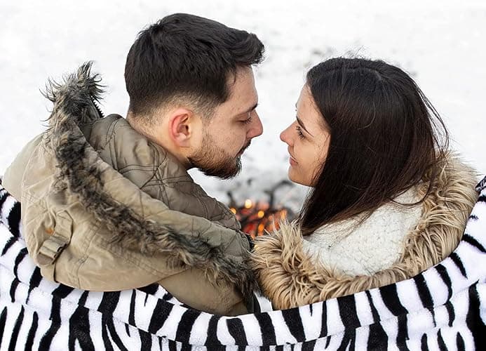 MACEVIA Flannel Fleece Twin Blanket for Couch, Zebra Blanket Black and White for Adult, Lightweight Warm Cozy Soft for Bed Sofa 260GSM, Suitable for All Seasons (Black Zebra,60x80inches) thumbnail 2