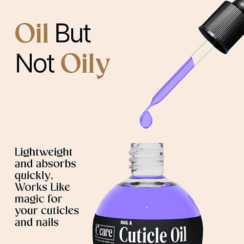 C CARE Lavender and chamomile Cuticle Oil For Nails - Repairs Cuticles Overnight - Moisturizes and Strengthens Nails and Cuticles - Dropper & Brush included - 2.5oz thumbnail 7