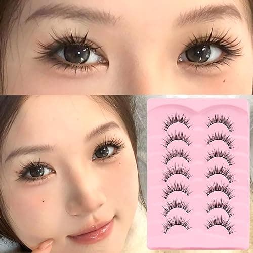 Veleasha Lashes Kit Manga Eyelashes DIY Lash Spiky Lash Clusters 7 Pairs Pack (Sugar Kit) thumbnail 2