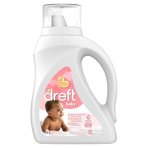 Dreft Baby Liquid Laundry Detergent, Gentle on Sensitive Skin Laundry Soap, 42 fl oz, 32 Loads, Pack of 2 (Packaging May Vary) thumbnail 11