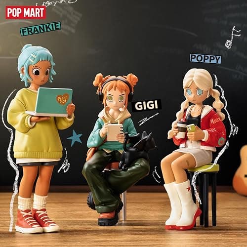 POP MART Peach Riot Rise Up Series Figures, Peach Riot Blind Box Figures, Random Design Action Figures Collectible Toys Home Decorations, Holiday Birthday Gifts for Boys and Girls, Single Box thumbnail 6