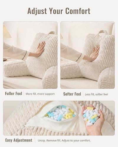 Blissful Reading Pillow, Backrest Pillow thumbnail 3