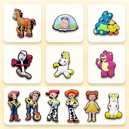 23Pcs Cartoon Charms for Croc Clog Shoes Decoration, Cartoon Game Charms Accessories for Adult thumbnail 4