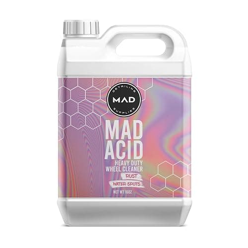 MAD Acid Heavy Duty Wheel Cleaner & Rim Cleaner - Safe on Chrome, Clear Coated Painted Surfaces, Glass, Plastic, And Most Wheel Finishes - Brake Dust, Rust, and Grime thumbnail 2