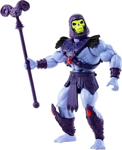 Mattel Masters of the Universe Origins Action Figure & Accessories Set, Skeletor 5.5-inch Collectible Toy with Posable Joints & Mini-Comic thumbnail 5