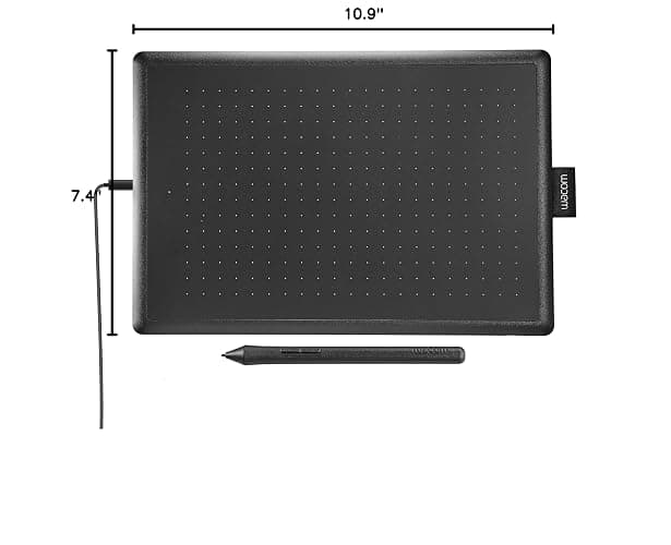 One by Wacom Drawing Tablet, Medium 10.9" x 7.4" Compact Graphics Tablet, Student Beginner Creative Pen Digital Drawing Pad for Chromebook, Mac, Windows thumbnail 8
