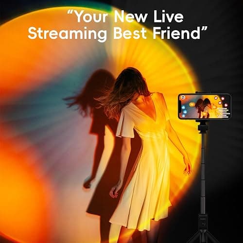 Easeking LED Sunset Lamp - Sunset Lights Night Lights LED Projector Floor Lamp Atmosphere Light Night Light for Bedroom Livingroom Party Bar Store, USB Charging thumbnail 4