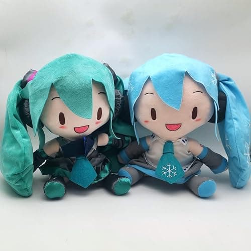 Xinchangda Miku Plush Figures Anime Miku Stuffed Plush Figure 34cm Sitting Character Soft Anime Cushion Home Plushies Pillow Sofa Decoration Bedding Gift thumbnail 2