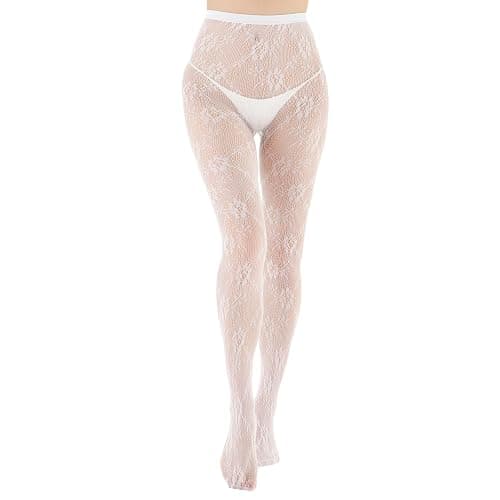 EVERSWE High Waist Fishnet Tights, Thigh High Suspender Stockings thumbnail 2