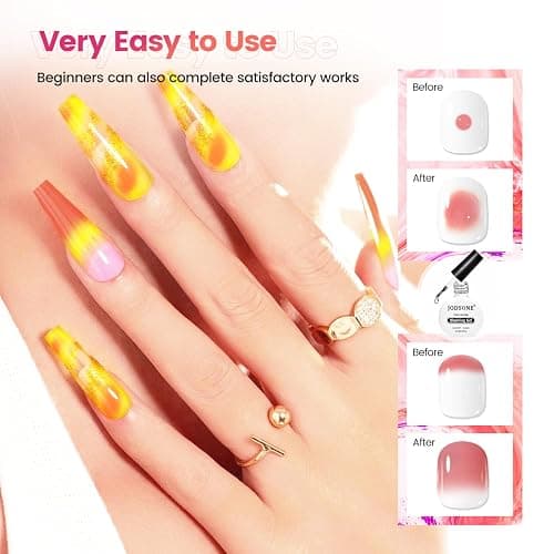 JODSONE Blooming Gel Nagellack zum Verteilen, Transparenter Marmor-Nagel, Nagelkunst-Zubehör für Streueffekte, Blumendruck, Aquarell-Design für Frauen 10 ML thumbnail 7