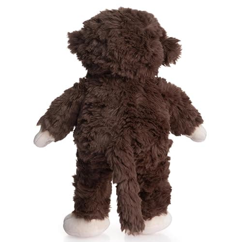 HollyHOME Monkey Stuffed Animal Plush Monkey Toy for Kids Gift for Animal Lovers for Birthdays Holidays 16inch Brown thumbnail 9