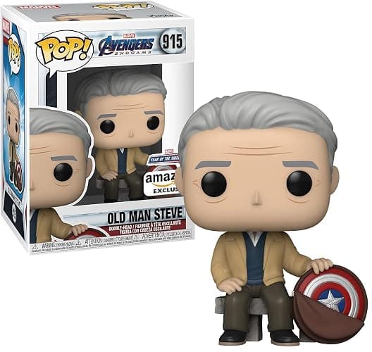Funko Pop! Marvel: Year of The Shield - Old Man Steve, Amazon Exclusive - Image 1