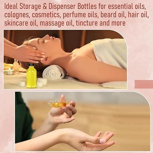AOZITA 8 Pack, 2 oz Small Clear Glass Bottles w/Lid & 2 Funnels - 60ml Boston Shot Bottles for Health, Immunity, Potion, Wellness, Sample, Ginger, Juice - Mini Personal Care & Beauty Travel Bottle thumbnail 7