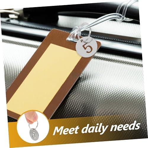 NUOBESTY 1-20 Stainless Steel Numbers Tags, Numbered Keychain Tags with Key Rings, Stainless Steel Keychains with Rings for Dormitory Keys House Lockers thumbnail 5