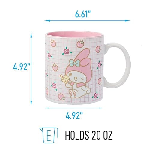 Silver Buffalo Sanrio Hello Kitty and Friends My Melody Ceramic Mug, 20 Ounces thumbnail 3