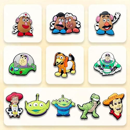 23Pcs Cartoon Charms for Croc Clog Shoes Decoration, Cartoon Game Charms Accessories for Adult thumbnail 3
