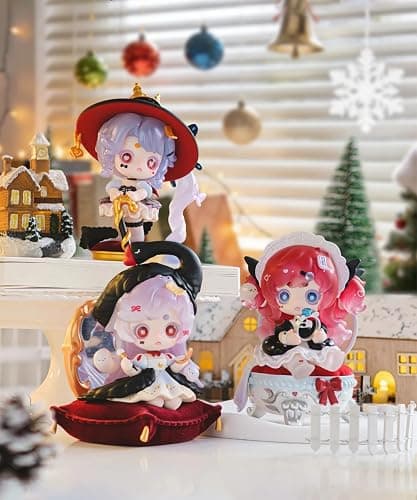 CALEMBOU Anime Blind Box, Cute Keeno Miracle Feast Series Chibi PVC Figure, Decorative Desktop Ornament for Display, Collectible Anime Figure for Birthday Christmas, Random 1 Box thumbnail 6