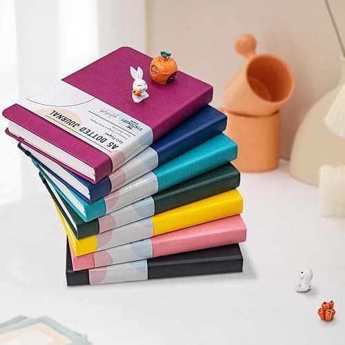 STATIONERY ISLAND Taccuino Puntinato A5, Bullet Dotted Journal Puntinato 360 pagine, Notebook Quaderno Appunti a pois Carta Spessa da 100gsm, Copertina Rigida, Portapenne, Tasca Interna, 2 Segnalibri thumbnail 7