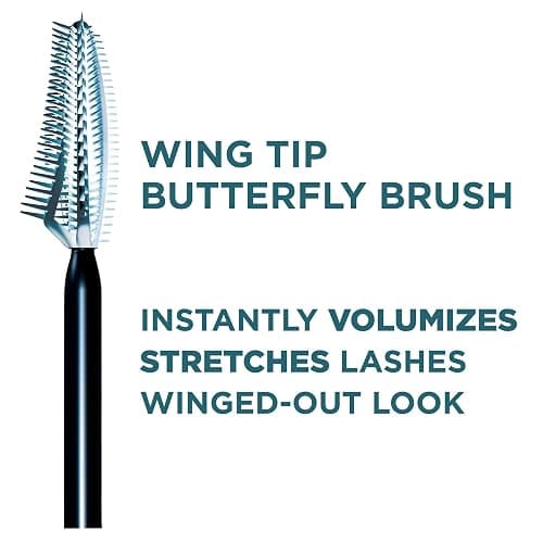 L'Oreal Paris Voluminous Butterfly Mascara, Washable, Black, 0.22 Fl. Oz., 1 Count thumbnail 5