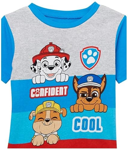 Nickelodeon Boys' Paw Patrol 6-piece Snug-fit Cotton Pajama Set, Soft & Cute for Kids thumbnail 9